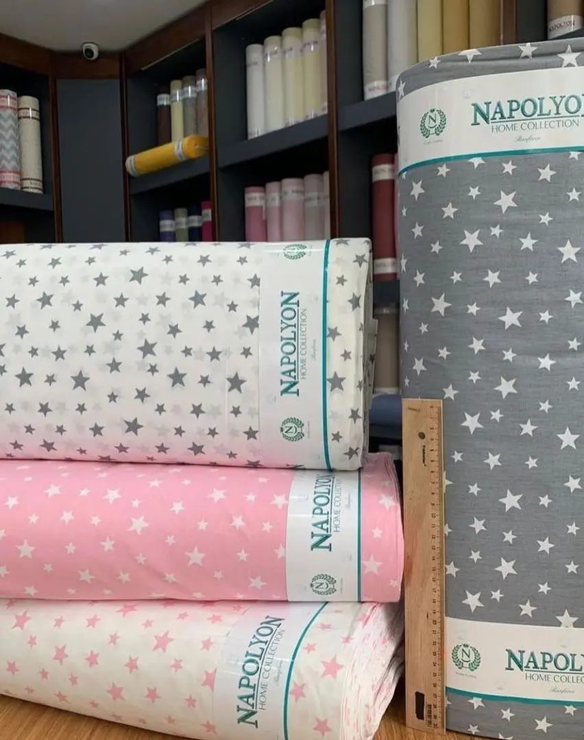 Lenjerie de pat Cottony Stelute 1P (White/Grey)