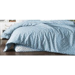 Постельное белье Cottony Stelute 2P (White/Blue) Thumb