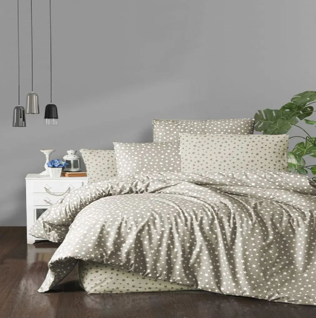 Постельное белье Cottony Stelute Euro (Beige)