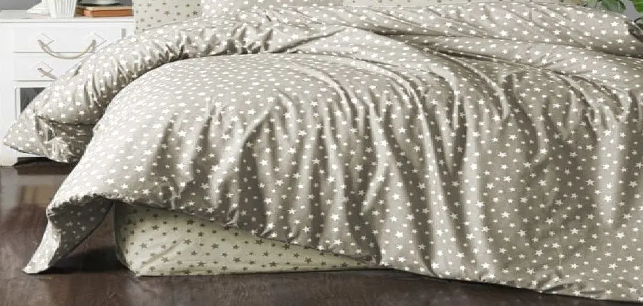 Постельное белье Cottony Stelute Euro (White/Beige)