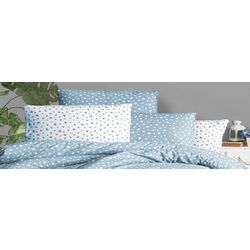 Постельное белье Cottony Stelute Euro (White/Blue) Thumb