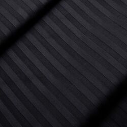 Постельное белье Cottony Stripe Satin de Lux Black Euro Thumb