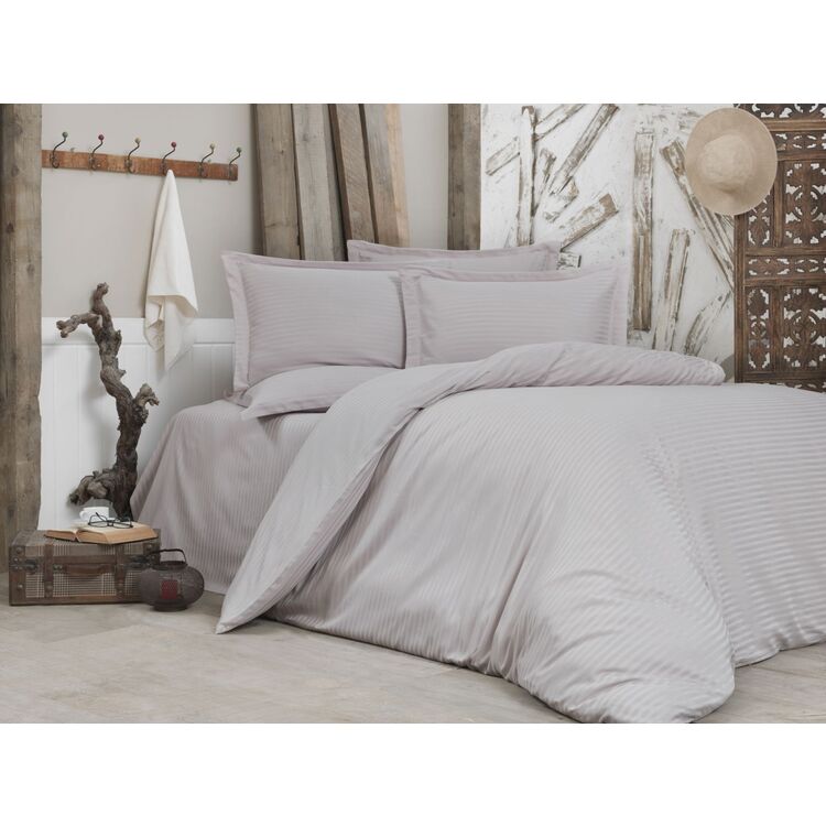 Cottony Stripe Satin de Lux Vizon