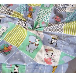 Постельное белье Cottony Tedy 1P (Blue) Thumb