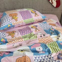 Постельное белье Cottony Tedy 1P (Pink) Thumb