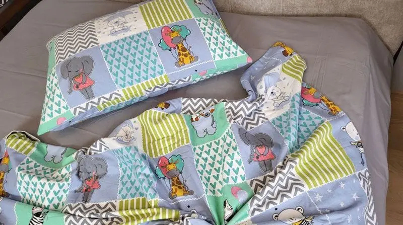 Постельное белье Cottony Tedy Euro (Blue)