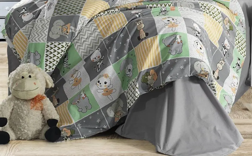 Lenjerie de pat Cottony Tedy Euro (Gray)