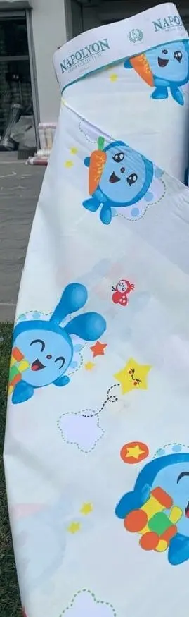 Постельное белье Cottony Tiki Riki Ta 1P (White/Blue)