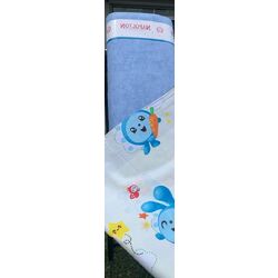 Постельное белье Cottony Tiki Riki Ta 1P (White/Blue) Thumb