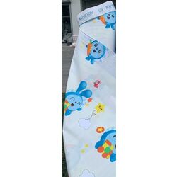 Постельное белье Cottony Tiki Riki Ta Euro (White/Blue) Thumb