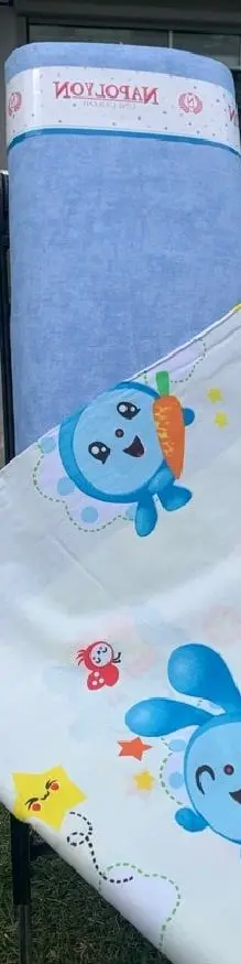 Постельное белье Cottony Tiki Riki Ta Euro (White/Blue)