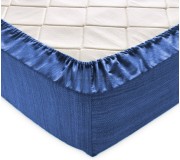 Cearsaf cu elastic Cottony Eko 15 140x200x20 (Agat Blue)