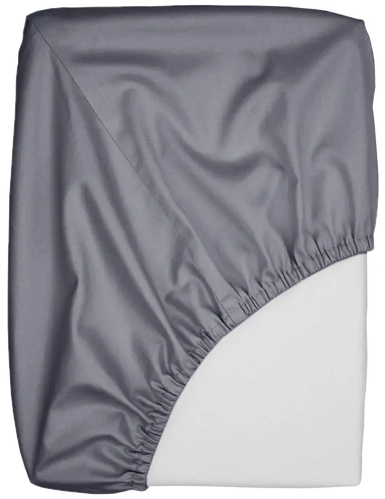 Простынь на резинке Cottony Marius 180x200x25 (Dark Gray)