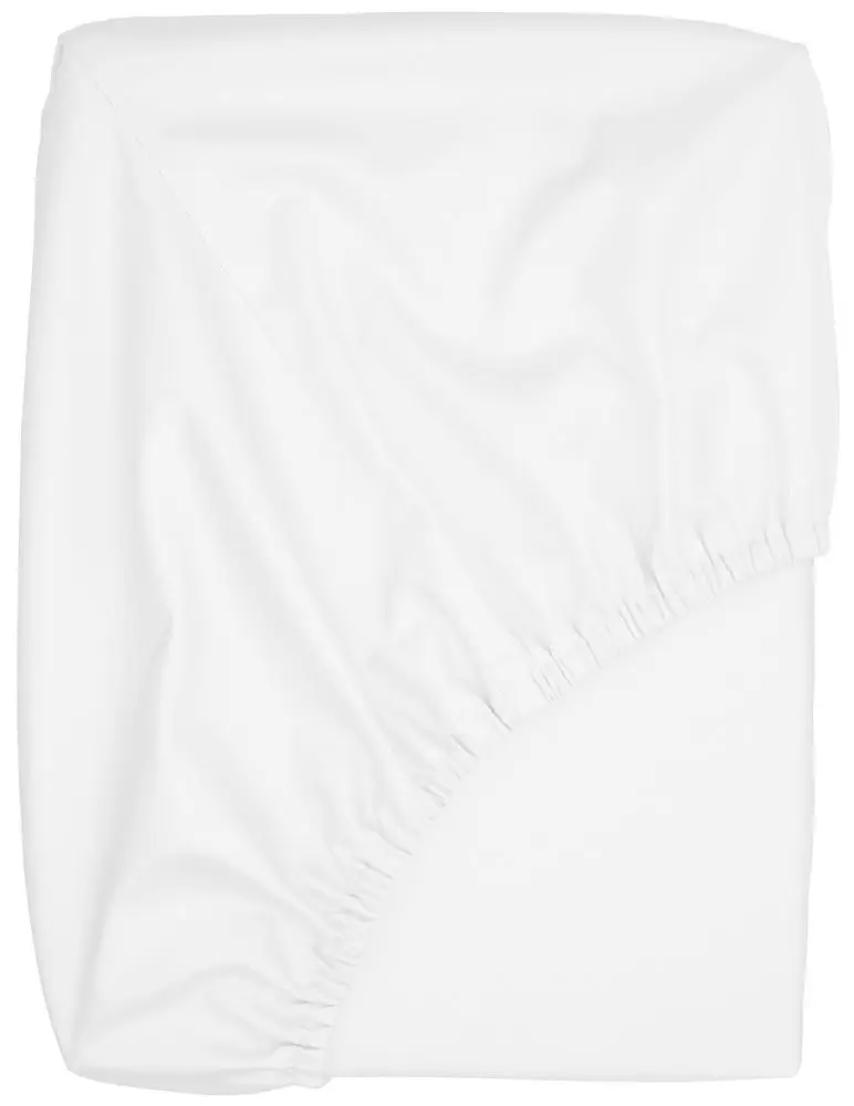 Простынь на резинке Cottony Ranforcce Poplin 160x200x23 (White)