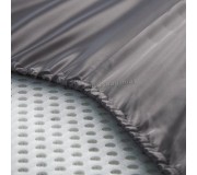 Cearsaf cu elastic Cottony Satin de Lux Uniton 160x200x20 (Charcoal)