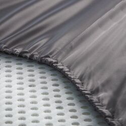 Cearsaf cu elastic Cottony Satin de Lux Uniton 160x200x20 (Charcoal)