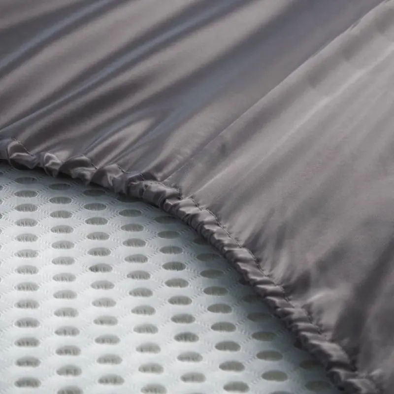 Простынь на резинке Cottony Satin de Lux Uniton 160x200x20 (Charcoal)