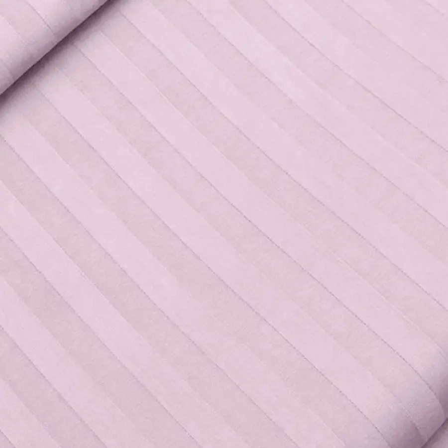 Простынь на резинке Cottony Stripe Satin de Lux 160x200x20/25 (Powdery Rose)