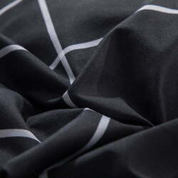 Постельное белье Elegant Home 11304-c (Black/Dark Grey/White) Thumb