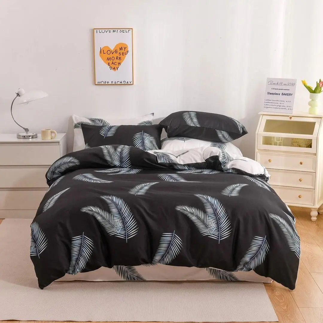 Постельное белье Elegant Home 7560-c (Black/White)