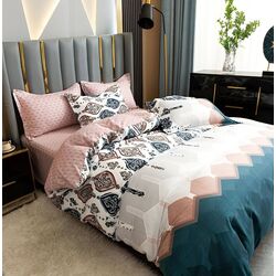 Постельное белье Elegant Home 9115-c (Pink/Multicolor)