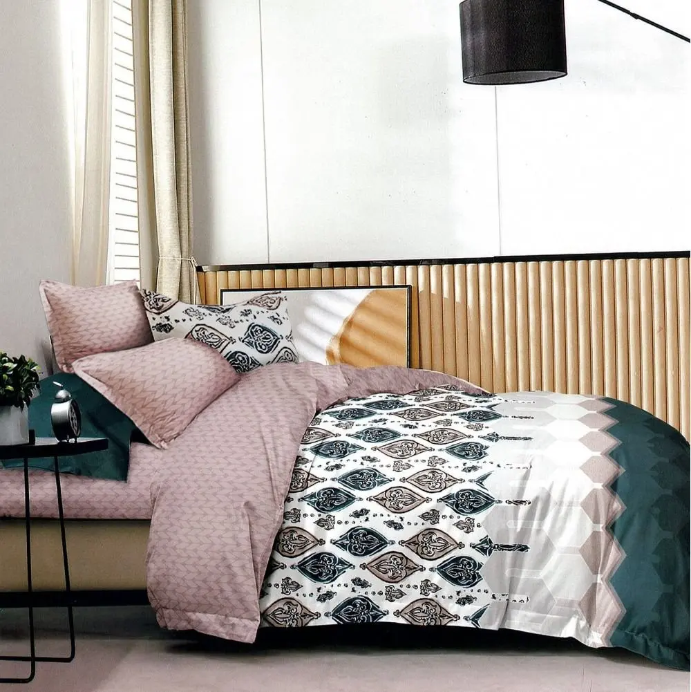 Постельное белье Elegant Home 9115-c (Pink/Multicolor)