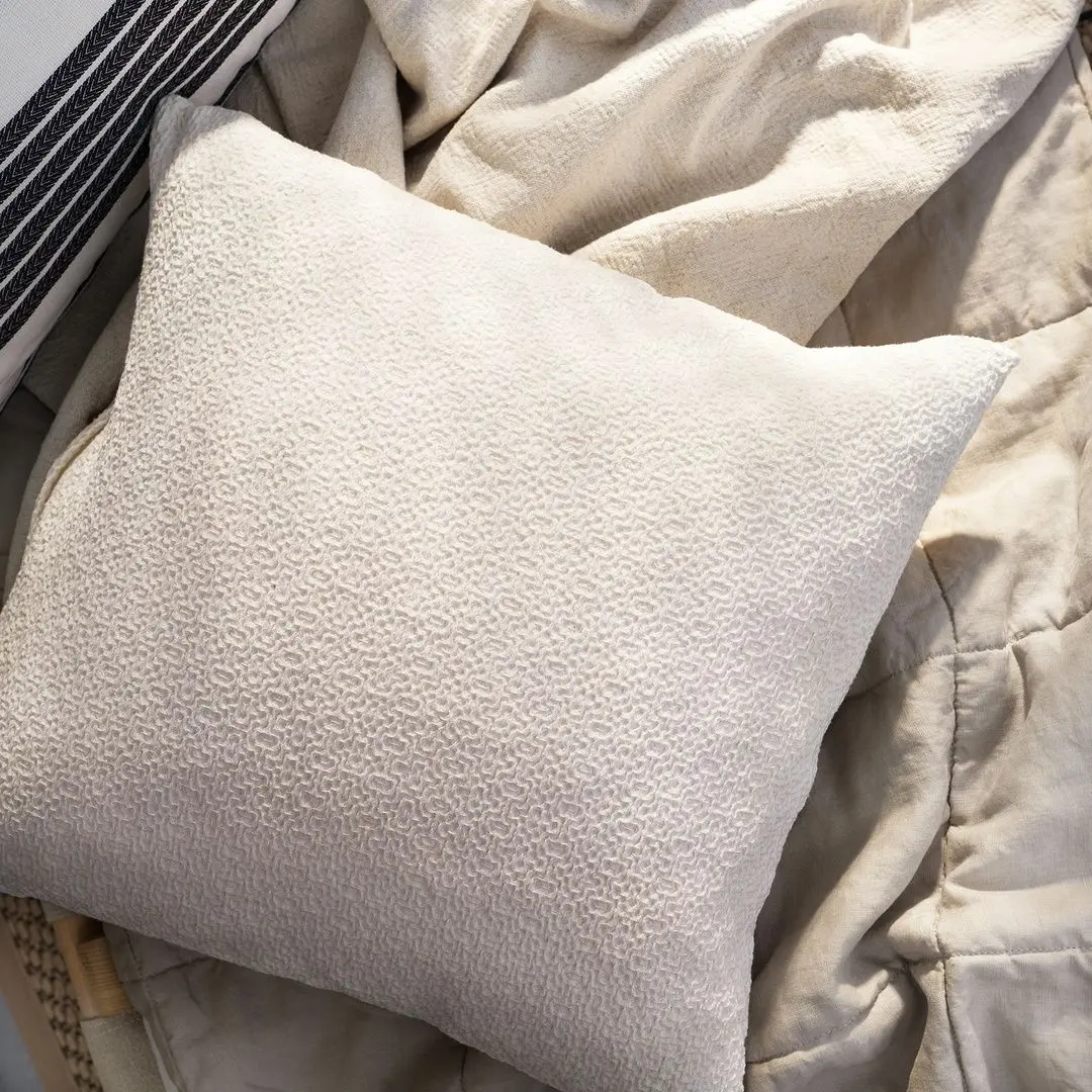 Husa pentru perna Ikea Hedsav 50x50 (Alb) - 4