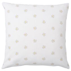 Husa pentru perna Ikea Nattslanda 50x50 (Model Floral Gri/Alb) Thumb