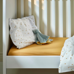 Cearşaf cu elastic junior Ikea Guldvavare 60x120 2pcs (Galben Inchis/Albastru) Thumb