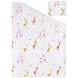 Детское постельное белье Ikea Bergfink жираф 3pcs 150х200/50х60см (Зеленый) Thumb