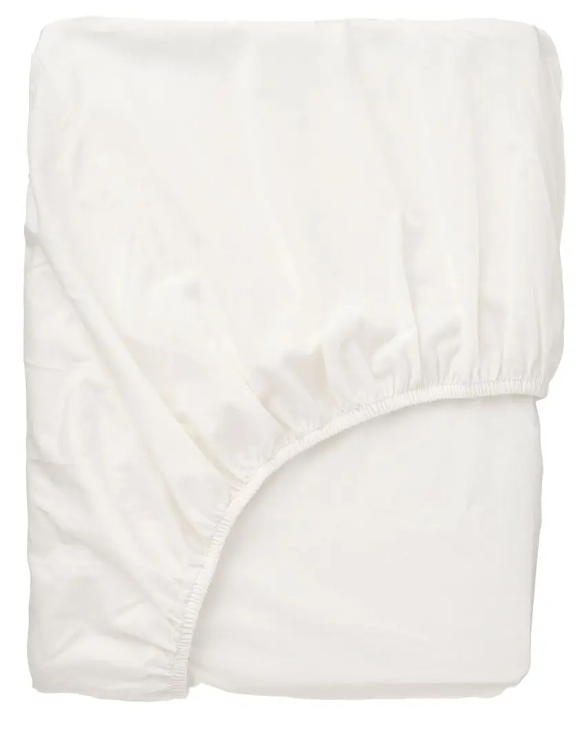 Cearsaf cu elastic Ikea Balsampoppel 140x200 (Alb)