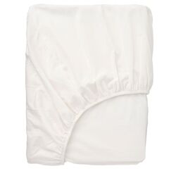 Cearsaf cu elastic Ikea Balsampoppel 90x200 (Alb)