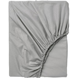 Простынь на резинке Ikea Dvala 140x200 (Серый)