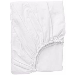 Простынь на резинке Ikea Dvala 160x200 (Белый)