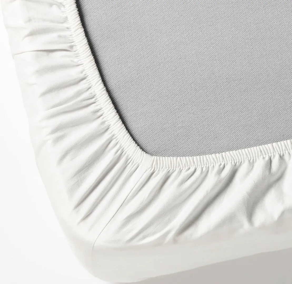 Cearsaf cu elastic Ikea Dvala 160x200 (Alb)