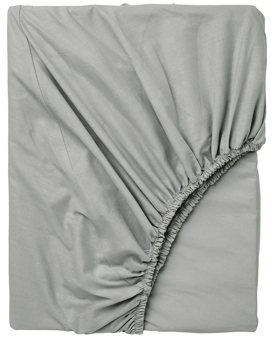 Cearşaf cu elastic Ikea Dvala 160x200 (Gri)