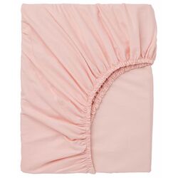 Простынь на резинке Ikea Dvala 160x200 (Светло-Розовый)
