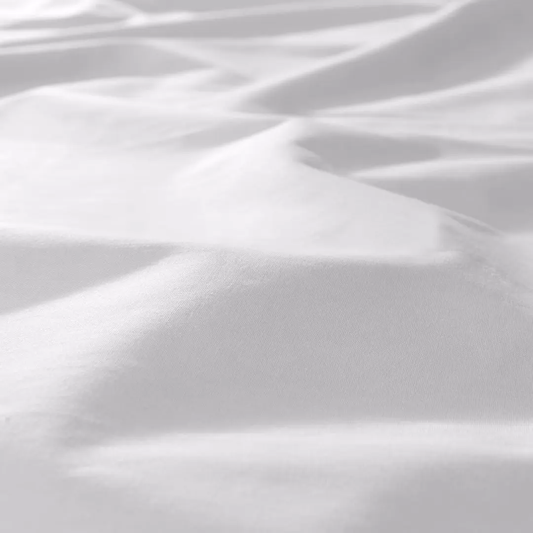 Простынь на резинке Ikea Dvala 180x200 (Белый)