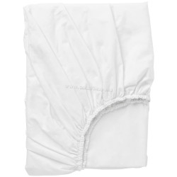 Cearşaf cu elastic Ikea Dvala 180x200 (Alb)