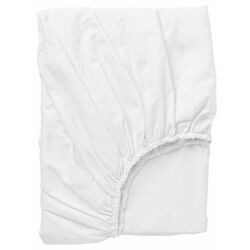 Простынь на резинке Ikea Dvala 80x200 (Белый)