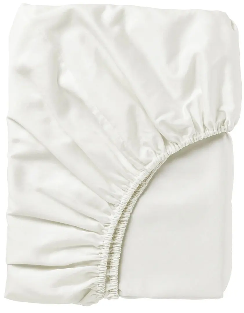 Простынь на резинке Ikea Nattjasmin 140х200 (Белый)