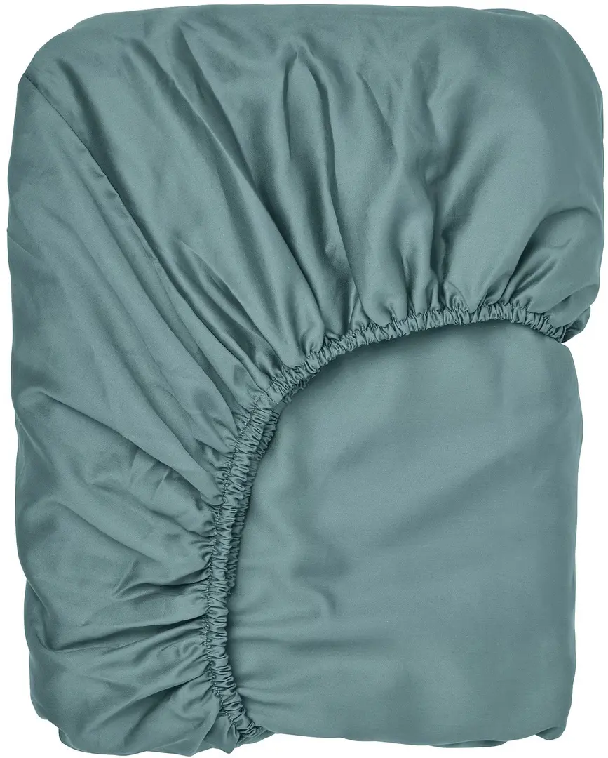 Cearşaf cu elastic Ikea Nattjasmin 160x200 (Albastru-Verde)