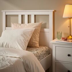 Простынь на резинке Ikea Rodgersia 140x200 (Зеленый/Белый) Thumb