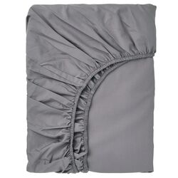 Cearşaf cu elastic Ikea Ronnveckmal 90x200 (Gri)