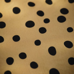 Cearşaf cu elastic Ikea Sandlopare 90x200 (Maro deschis/Negru) Thumb