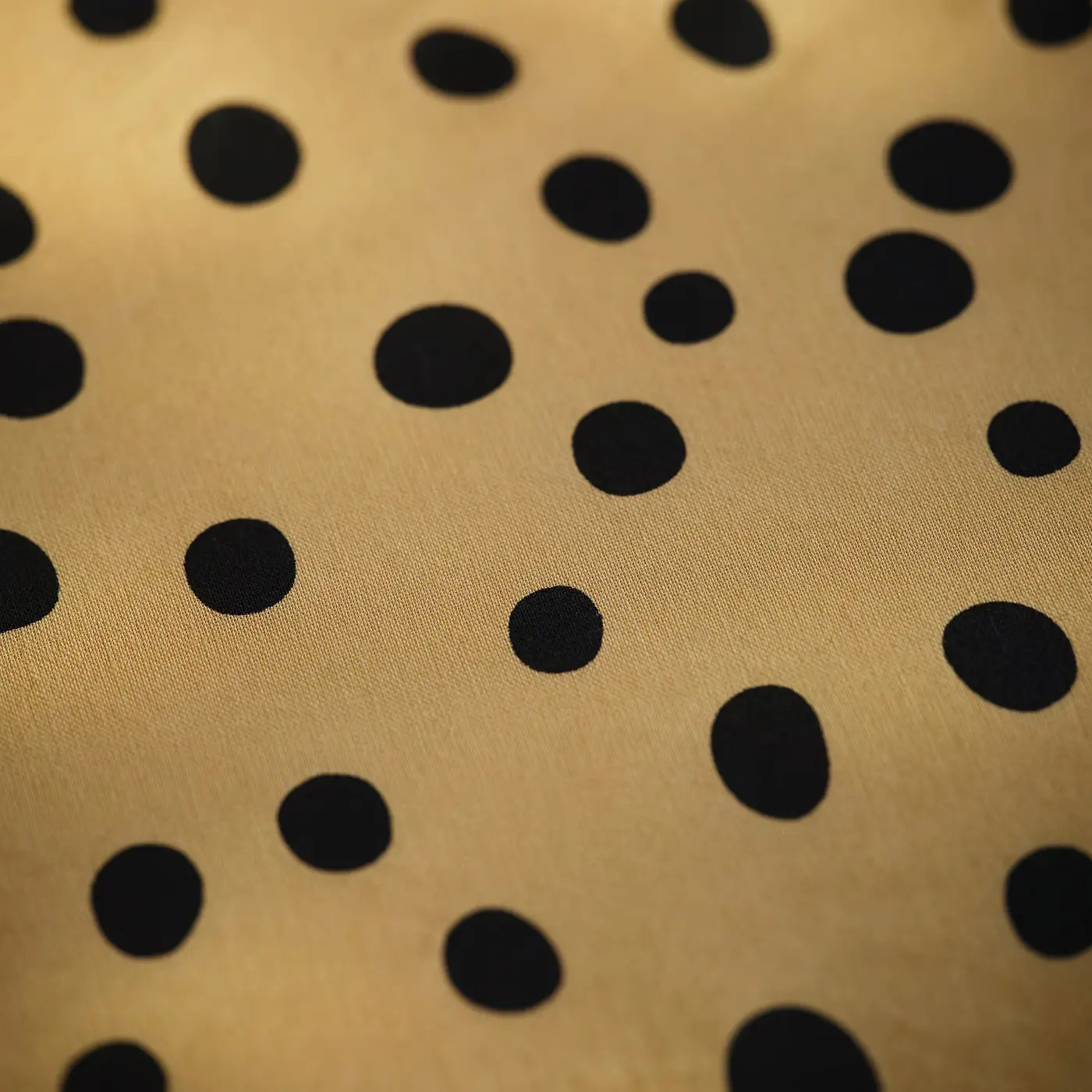 Cearşaf cu elastic Ikea Sandlopare 90x200 (Maro deschis/Negru) - 2