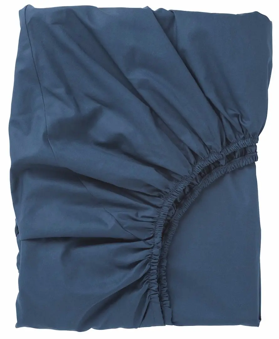 Простынь на резинке Ikea Ullvide 140x200 (Темно-Синий)