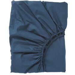Cearşaf cu elastic Ikea Ullvide 160x200 (Albastru Inchis)