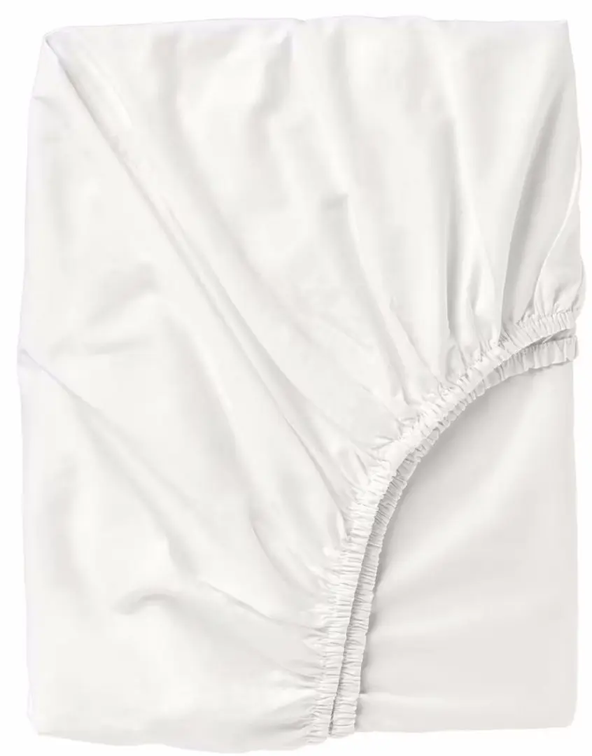 Простынь на резинке Ikea Ullvide 180x200 (Белый)