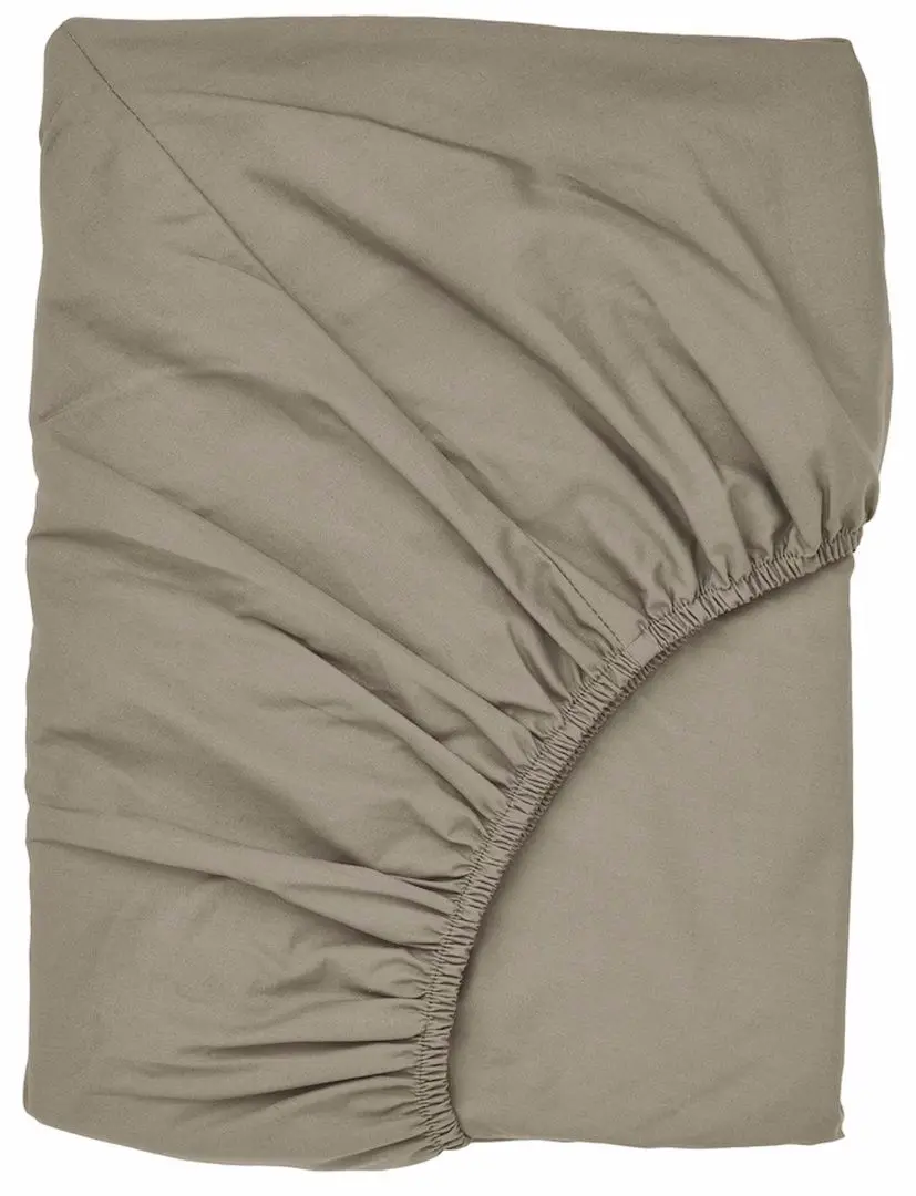Cearsaf cu elastic Ikea Ullvide 180x200 (Gri/Bej)